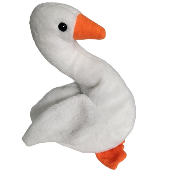 Ty Beanie Babies Gracie Swan Plush Stuffed Animal Hang 4th Gen Tush 4th Gen Tag - Picture 4 of 4